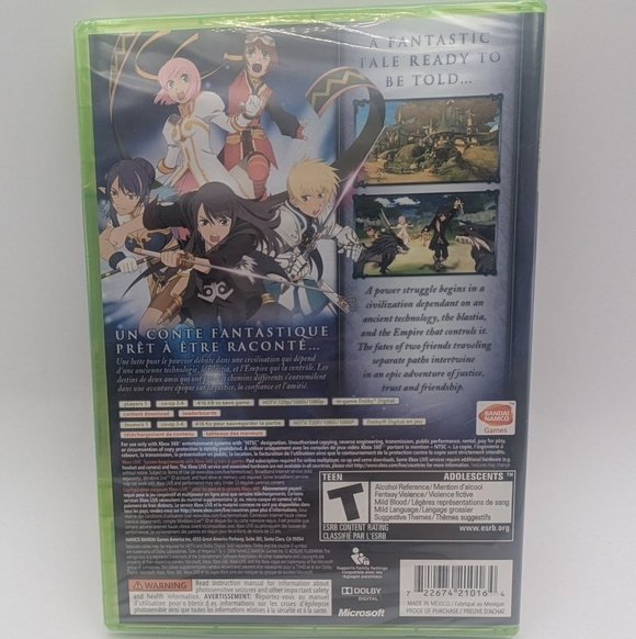 Tales Of Vesperia - Xbox 360 New Sealed - Picture 3 of 3